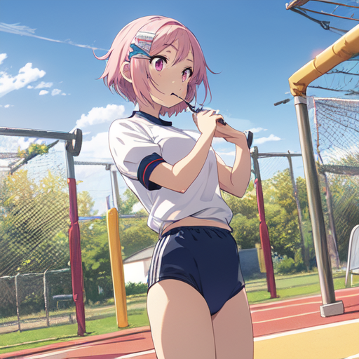 リズベット(ソードアートオンライン) 体操着(紺ブルマ)