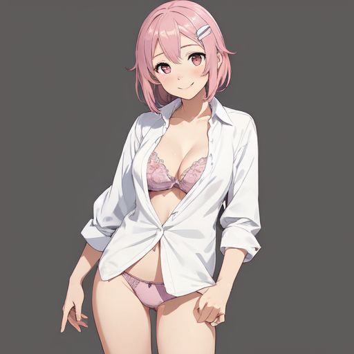 リズベット(ソードアートオンライン) Yシャツ&下着