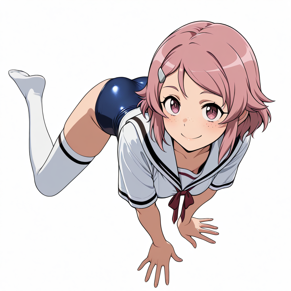 1894718675149131881 リズベット セーラースク水ニーソ