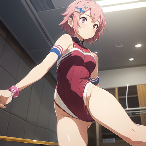 リズベット(ソードアートオンライン) 新体操のレオタード