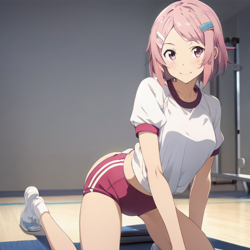 リズベット(ソードアートオンライン) 体操着(赤ブルマ)
