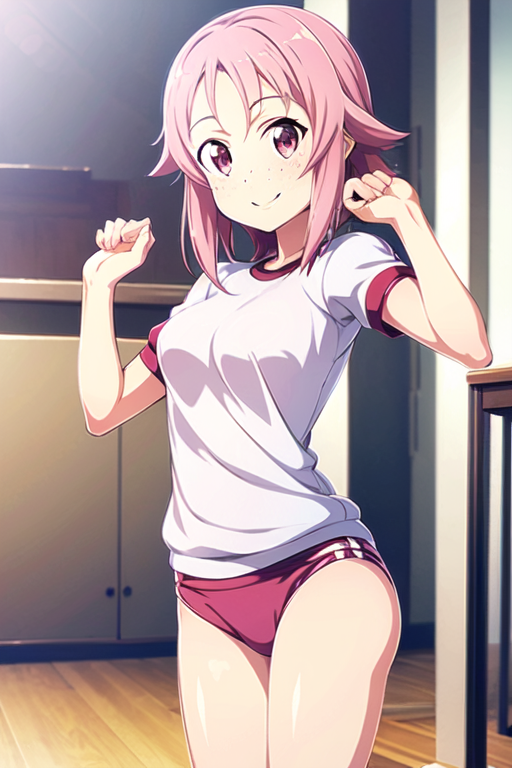 リズベット(ソードアートオンライン) 体操着(赤ブルマ)