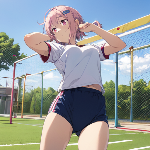 リズベット(ソードアートオンライン) 体操着(紺ブルマ)