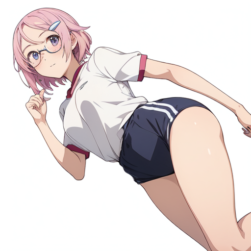 リズベット(ソードアートオンライン) 体操着(ブルマ)眼鏡ver.