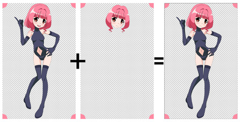 上手く合成させるには