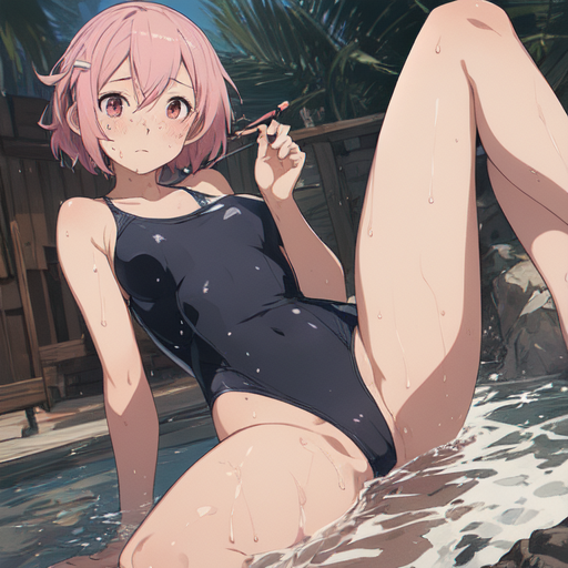リズベット(ソードアートオンライン) スクール水着