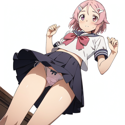 リズベット(ソードアートオンライン) パンチラセーラー服