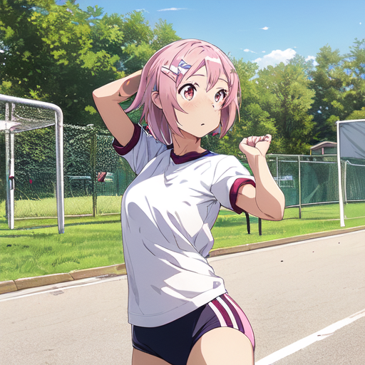 リズベット(ソードアートオンライン) 体操着(紺ブルマ)
