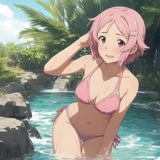 リズベット(ソードアートオンライン) ビキニ水着