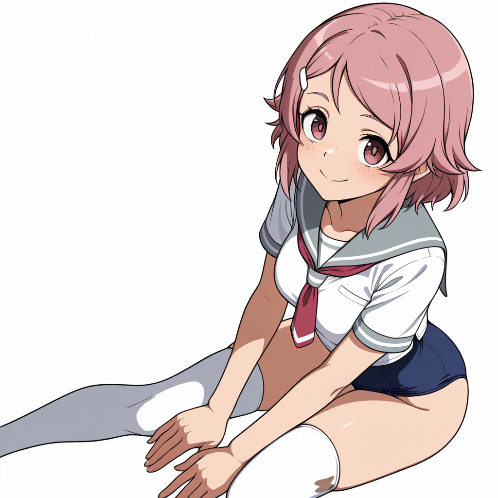 1894718922741395017 リズベット セーラースク水ニーソ