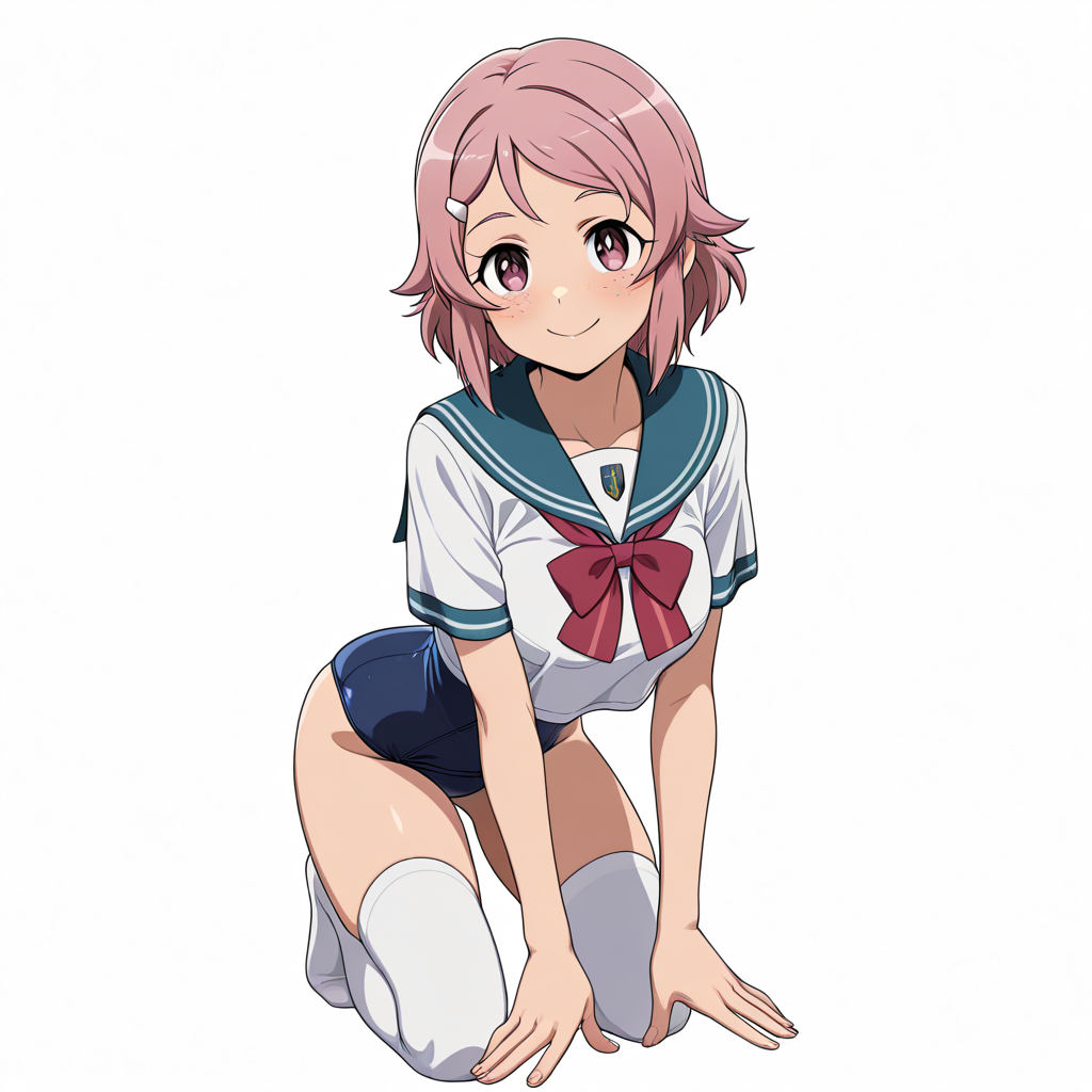 1894714397611869585 リズベット セーラースク水ニーソ