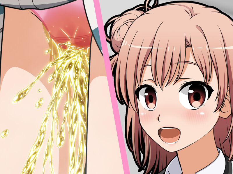 『やはり俺○青春ラブコメ○まちがっている。』由比ヶ〇結衣のスカートたくし上げわざとお漏らし