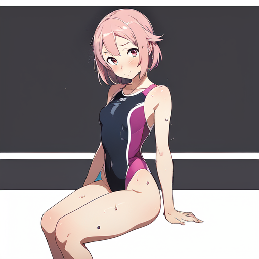 リズベット(ソードアートオンライン) 競泳水着