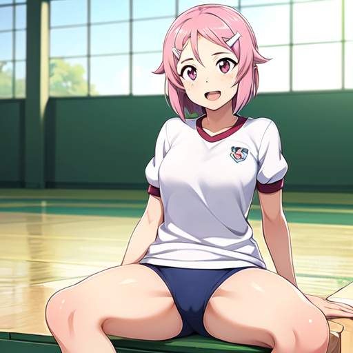 リズベット(ソードアートオンライン) 体操着(紺ブルマ)