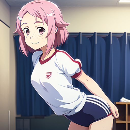 リズベット(ソードアートオンライン) 体操着(紺ブルマ)