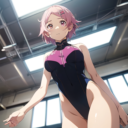 リズベット(ソードアートオンライン) 新体操のレオタード
