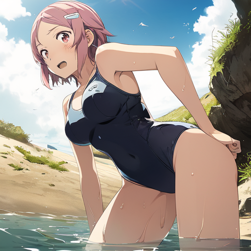 リズベット(ソードアートオンライン) スクール水着