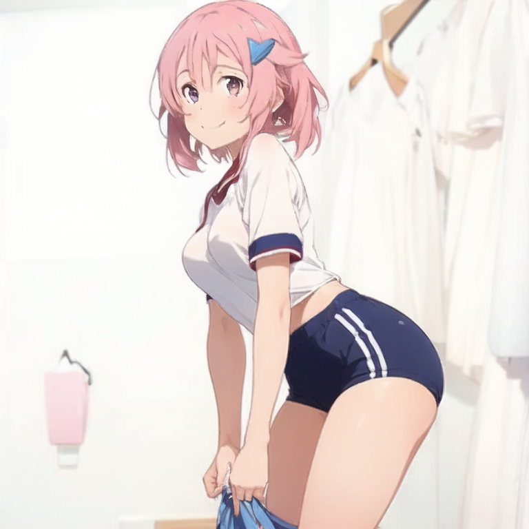 リズベット(ソードアートオンライン) 体操着(紺ブルマ)
