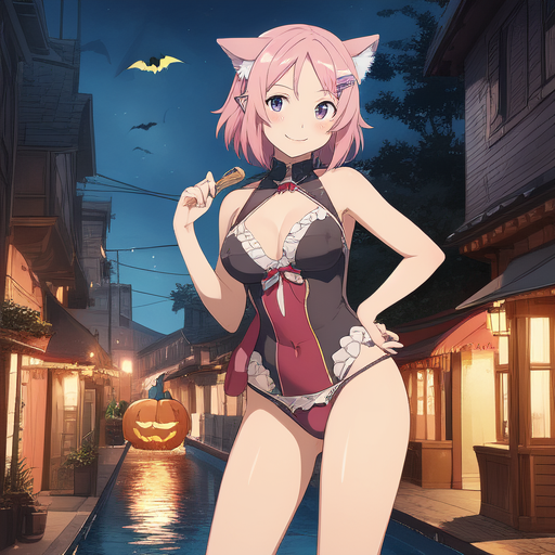リズベット(ソードアートオンライン) ハロウィンコスプレ