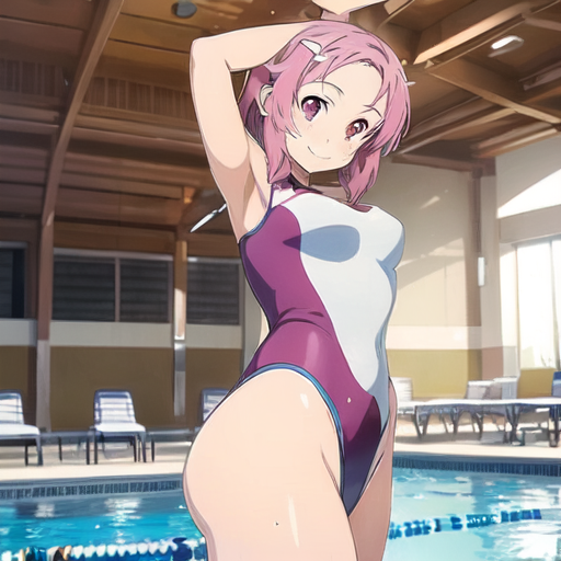 リズベット(ソードアートオンライン) 競泳水着