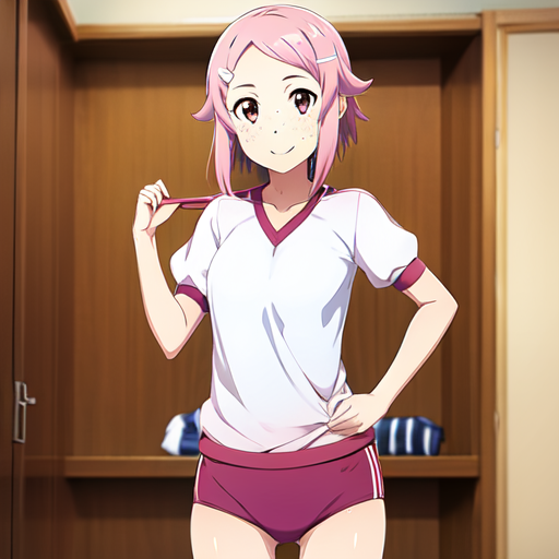リズベット(ソードアートオンライン) 体操着(赤ブルマ)