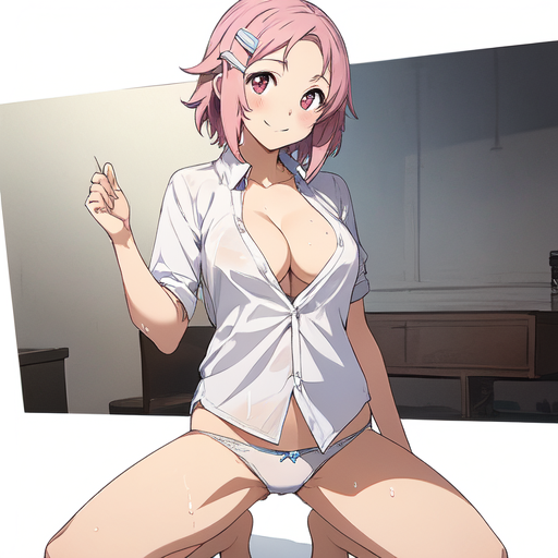 リズベット(ソードアートオンライン) Yシャツ&パンツ