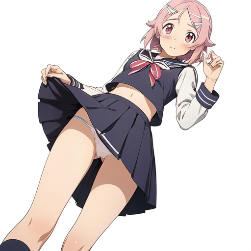 リズベット(ソードアートオンライン) パンチラセーラー服