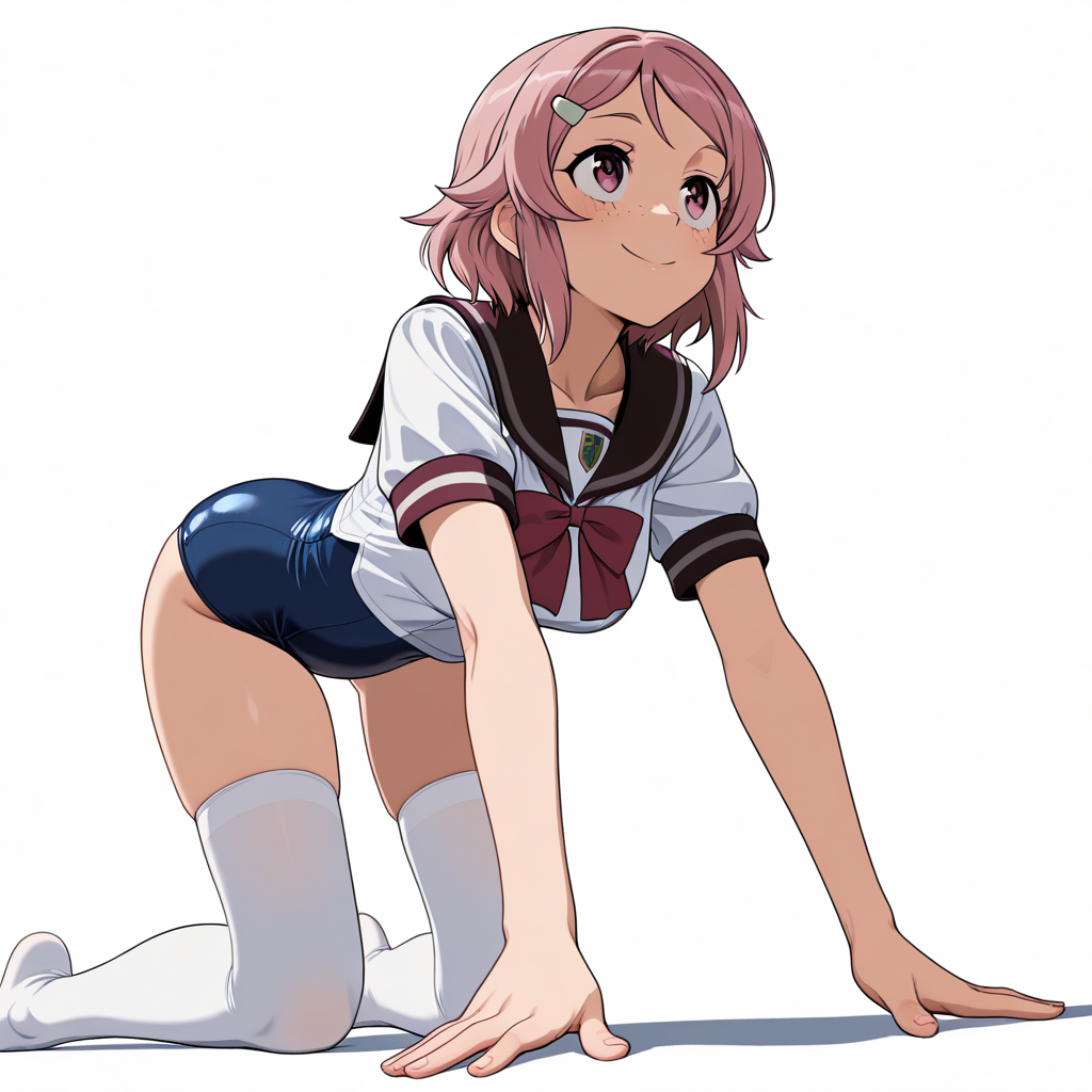 1894721999217523101 リズベット セーラースク水ニーソ