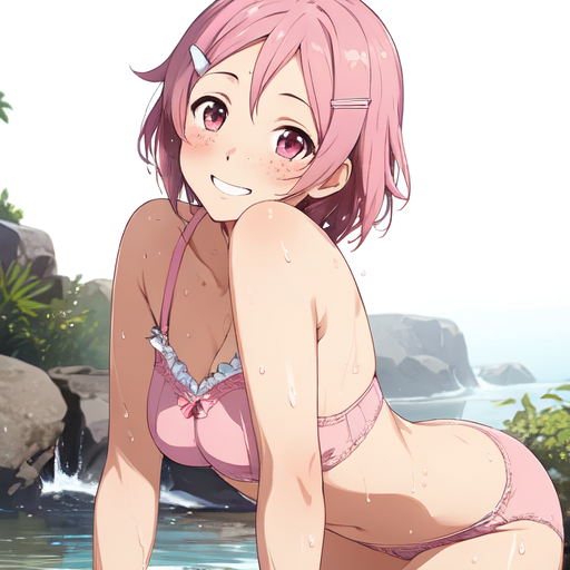 リズベット(ソードアートオンライン) 濡れ下着