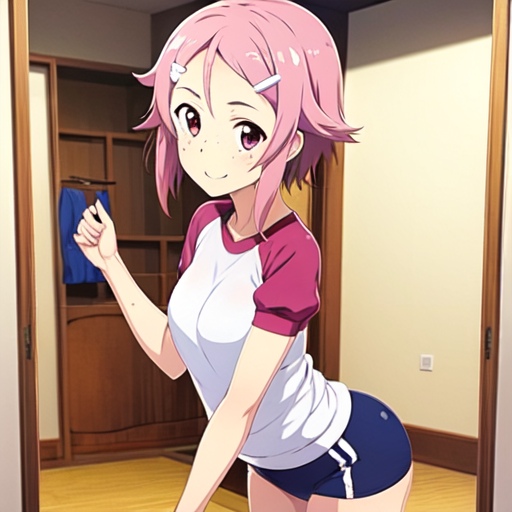 リズベット(ソードアートオンライン) 体操着(紺ブルマ)