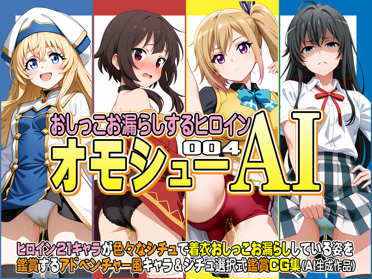 オモシューAI おしっこお漏らしするヒロイン004