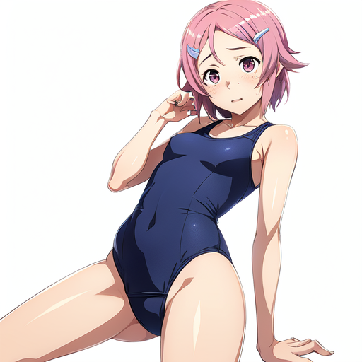 リズベット(ソードアートオンライン) スクール水着school swimwear