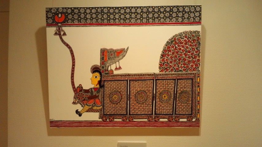 インド絵画 ミティラー美術館 コレクション展 : しゃれ文字Gallery インド絵画 ミティラー美術館 コレクション展 : しゃれ文字Gallery