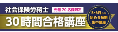 30時間合格講座タイトルバー