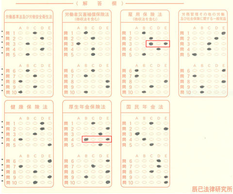 W解答択一式指摘