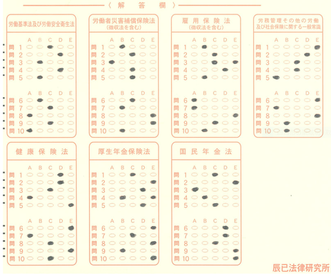 W解答択一式