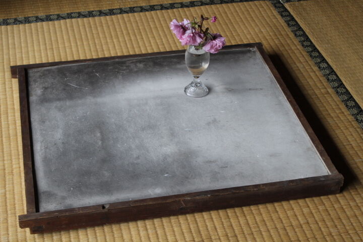 即決珍品□時代敷板57×51×3cm□倉戸木製木工品花台