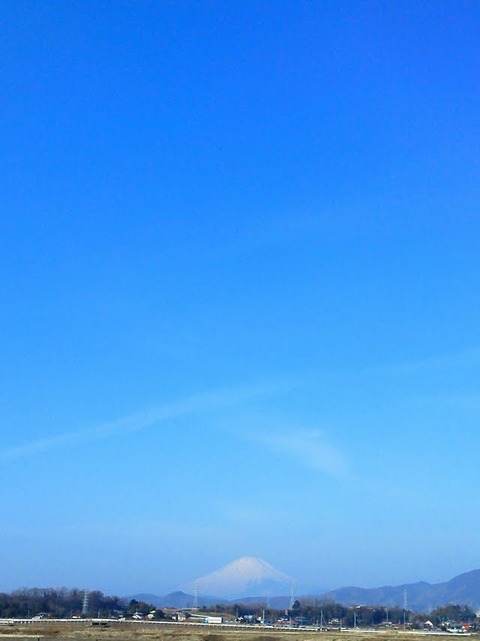 0131　伊勢原朝富士山