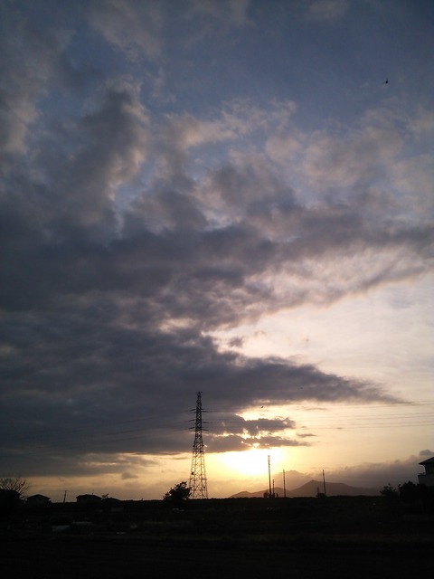 0425　伊勢原夕日