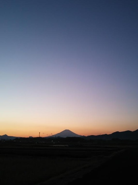 1125　夕方富士山