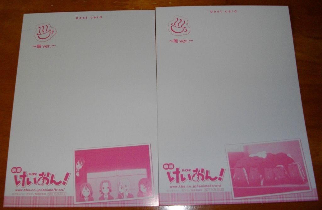 映画 けいおん 天使にふれたよ 作成メモポストカード全部集めた フィルムもゲットしました Sylph Watch