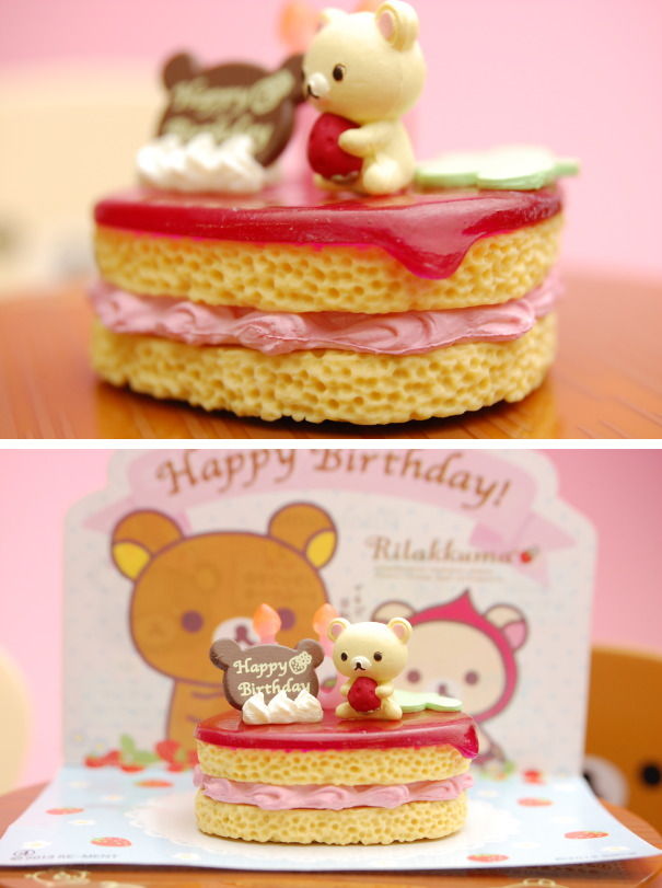 リラックマ バースデーケーキ（リーメント）フィギュアレビュー : 食玩