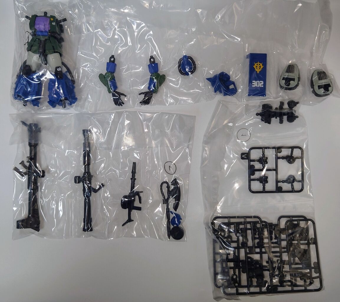 663.GフレームFA ソロモンの悪夢セット アナベル・ガトー専用ザクⅡ