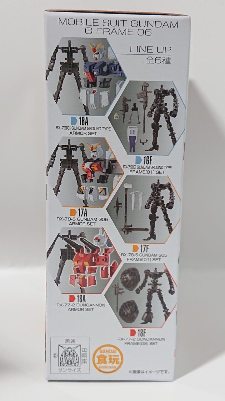 Gフレーム RX-77-2 ガンキャノン フレームセット A review comparing the latest G Frame 6th edition with Gunpla HG