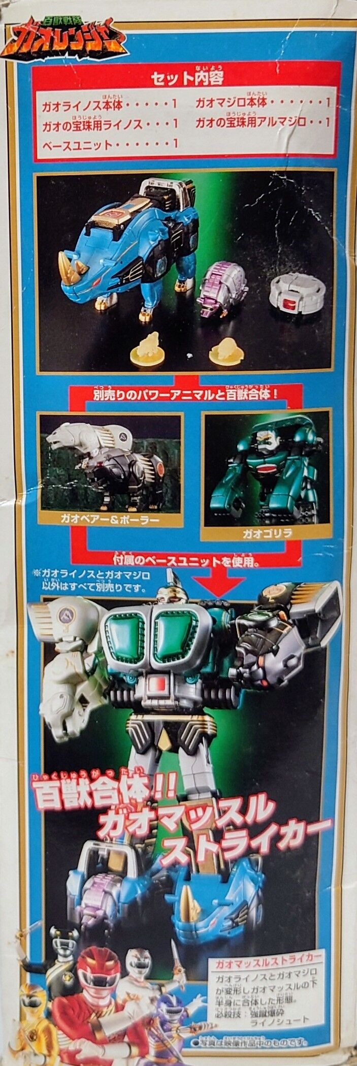 573．パワーアニマルシリーズ5 ガオライノス&ガオマジロ レビュー