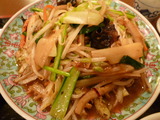 牛モツ野菜炒め