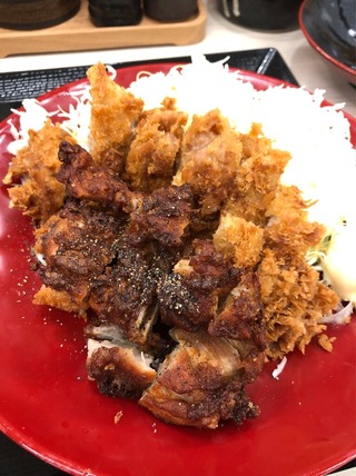 黒胡椒から揚げチキンカツ