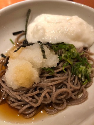 山かけおろし蕎麦