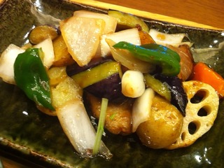 真だらと野菜の黒酢あん
