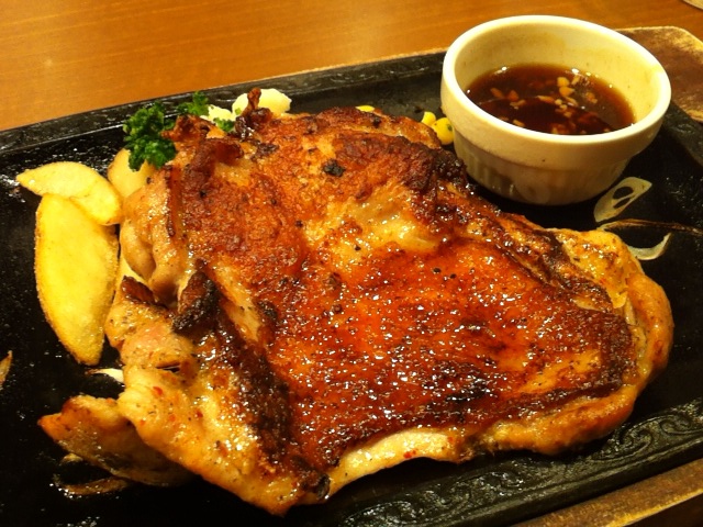 サラダバイキング付 チキンステーキ ステーキガスト 食メモ 愛知 横浜b級グルメと飲み記録